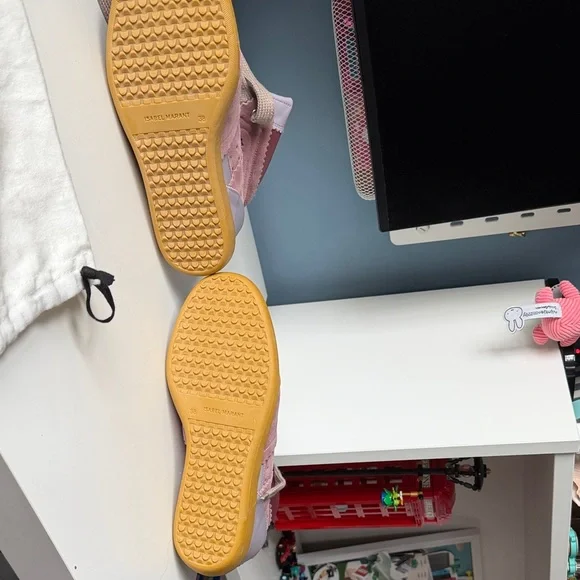 Isabel Marant Pink and Purple wedge Sneakers - Picture 4 of 12